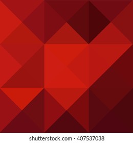 Pyramid seamless pattern polygon colorful red