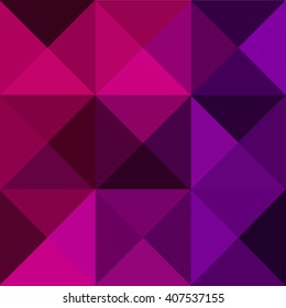 Pyramid seamless pattern polygon colorful pink purple violet