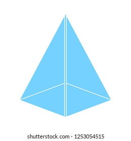pyramid shape icon