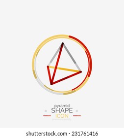 Pyramid-Form-Design, Logo-Konzept