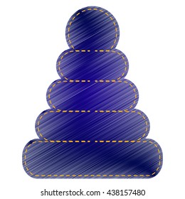 Pyramid sign illustration