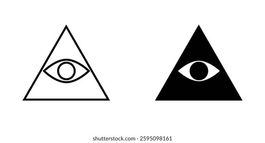 Pyramid Triangle Eye Illuminati Enlightened Secret Society Conspiracy Theory
Icon Symbol Sign Sigil Badge