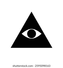 Pyramid Triangle Eye Illuminati Enlightened Secret Society Conspiracy Theory
Icon Symbol Sign Sigil Badge