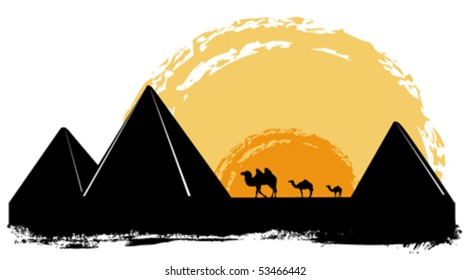 pyramid vector