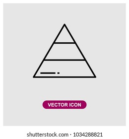 Pyramid Vector Icon