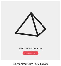 Pyramid Vector Icon