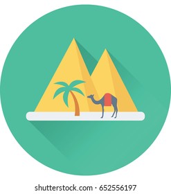 Pyramid Vector Icon