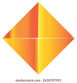 Icono de Vector de la pirámide negro gris