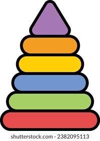 Pyramid vector icon. Can be used for printing, mobile and web applications.