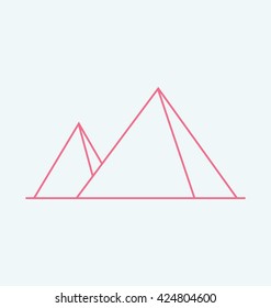 Pyramid  Vector Illustration