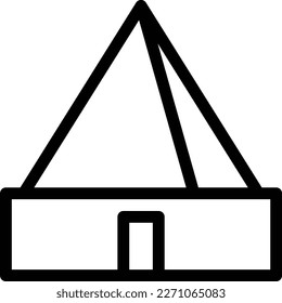 pyramid Vector illustration on a transparent background. Premium quality symmbols. Thin line vector icons for concept and graphic design. 
