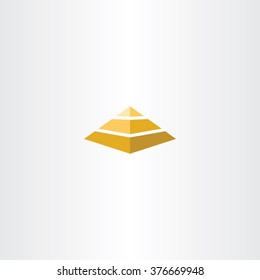 pyramid vector logo icon design element sign