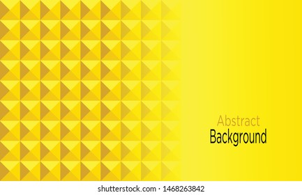Pyramid yellow abstract texture. 3D backgrounds can be used in the design, design of books, posters, CD covers, website backgrounds, or advertisements.