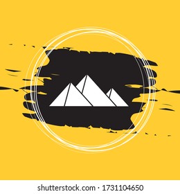 pyramids egyptian icon Vector Ilustration Eps10