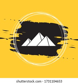pyramids egyptian icon Vector Ilustration Eps10