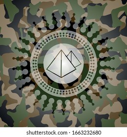 pyramids icon inside camo emblem
