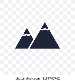 Pyramids transparent icon. Pyramids symbol design from Travel collection. Simple element vector illustration on transparent background.