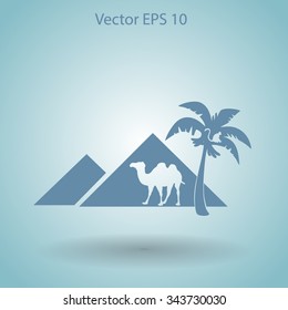 Pyramids Vector illustration