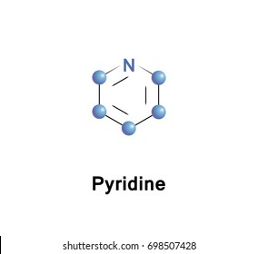Pyridine is a basic heterocyclic organic compound with the chemical formula C5H5N
