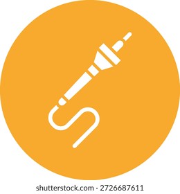 Ilustración de diseño de íconos de Vector de pirografía