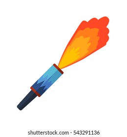 Pyrotechnics and fireworks vector.