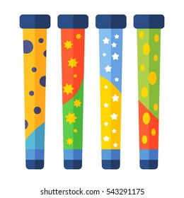 Pyrotechnics and fireworks vector.
