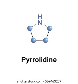 Pyrrolidine,or tetrahydropyrrole, is a cyclic secondary amine, classified as a saturated heterocycle. 