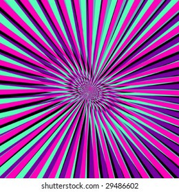 Pyschedelic Pink & Purple art