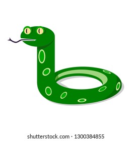 Python. Green snake