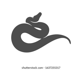 Python snake logo vector, Animal graphic, Snake design Template illustration