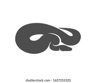 Python snake logo vector, Animal graphic, Snake design Template illustration