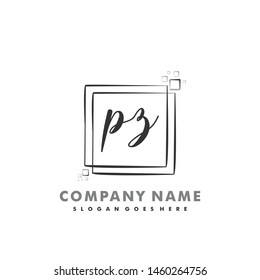 PZ Initial beauty monogram logo vector