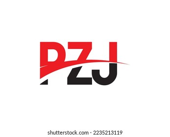 PZ Letter Initial Logo Design Vector Illustration
