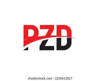 PZ Letter Initial Logo Design Vector Illustration