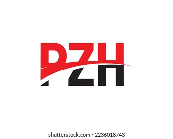 Letra PZ Ilustración del vector de diseño del logotipo inicial