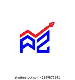 PZ letter logo creative design with vector graphic, PZ simple and modern logo.