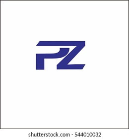 PZ letter logo vector