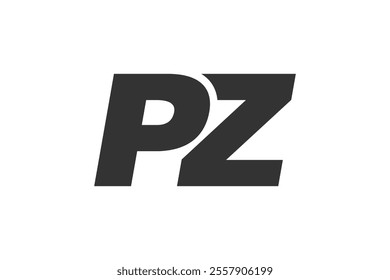 PZ Techno Editable Font Logo For Corporate Branding. Bold, Futuristic Design With Unique Typographic Ideas. Minimal Custom Type And Dynamic Letter Variations For Promotion, Printing, And Book Titles