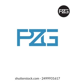 PZG Logo Letter Monogram Design