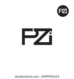 PZI Logo Letter Monogram Design