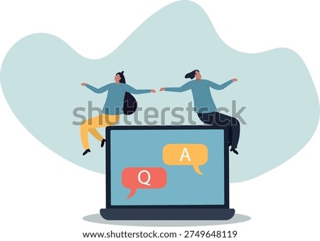 Q and A, question and answers, FAQ frequently asked question, information or solution to solve problem, resolution or advice concept,human life and situation.