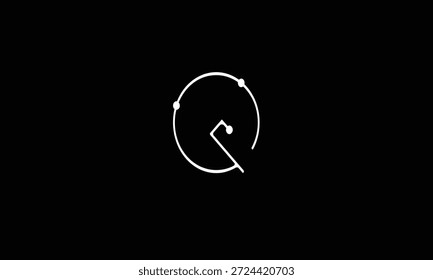 MONOGRAMA DEL LOGOTIPO DE LA LETRA ABSTRACTAS Q