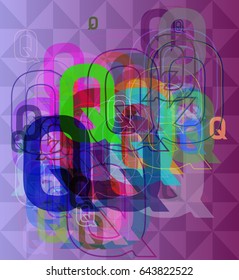 Q Alphabet design idea
