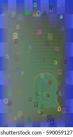 Q Alphabet elements art