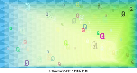 Q Alphabet elements pattern