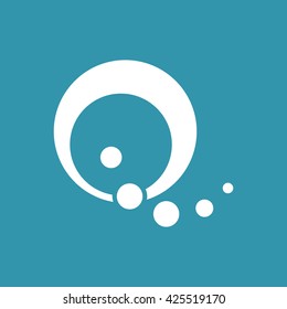 Q Alphabet Icon. Eps-10.