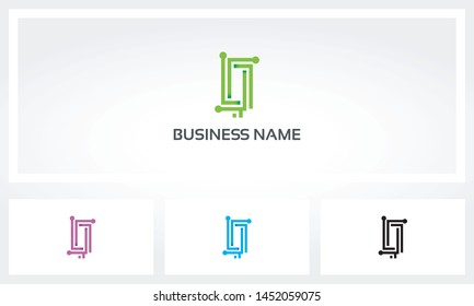 Q Alphabet Letter Circuit Node Line