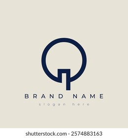 Q alphabet letter icon logo. This logo design is the process of creating a visual symbol that represents a brand, company, or individual.