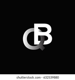 Q B joint logo letter design vector template
