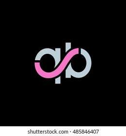 Q B  Letter logo design
